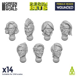Female Heads Wounded 1:48