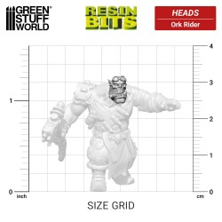 Ork Rider Heads 1:48