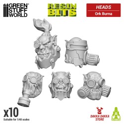 Ork Burna Heads 1:48
