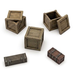 Wooden Crates 1:35