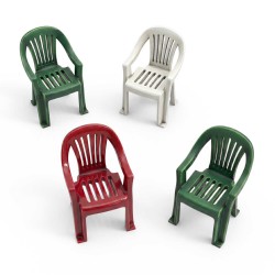 Chaises en Plastique 1:35