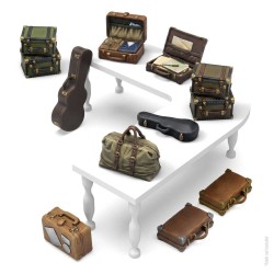 Suitcases 1:35