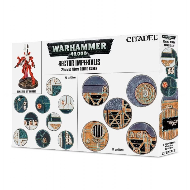 Sector imperialis: 25 & 40mm round bases