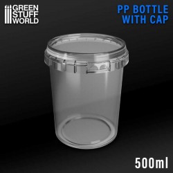 500 ml PP plastic jar with lid