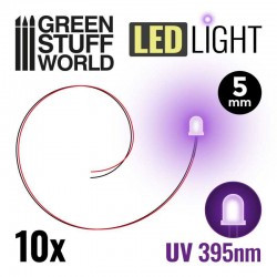 Lumières LED Ultraviolet - 5mm