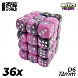36x D6 12mm Game Dice -...