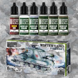 Paint set - Camouflage Hiver