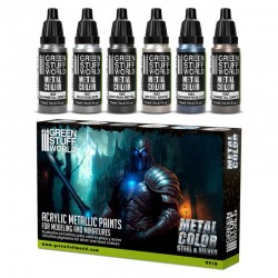 Metallic Paint Set - Silver