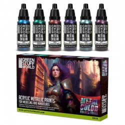 Set Peintures Metalliques -...