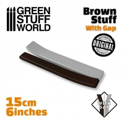 Brown resin strip 15 cm - 6...