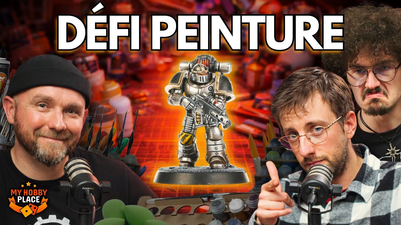 Défi peinture : un Space Marine Warhammer 30K en 1 heure ft. Rural Hammer & Land Rider Podcast
