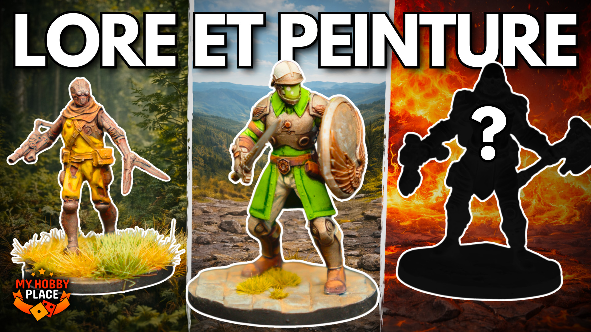 Peinture de 3 figurines Steamfront (+ lore des factions)