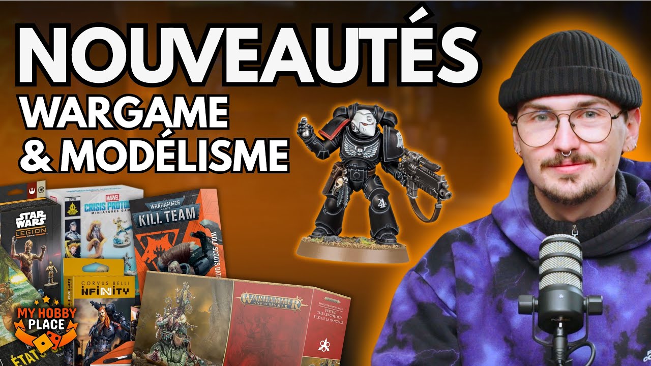MHP NEWS : Les Actus Warhammer, Wargame, modélisme et My Hobby Place du mois de janvier 2026